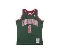 Mitchell & Ness Maglia da Basket Chicago Bulls 2008-09 St Patrick's Day Edition Nº8 Derrick Rose Verde S64106195 - EAN: 0697589915636