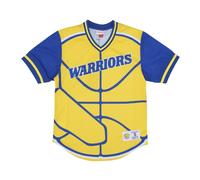 Mitchell & Ness - Maglia NBA Jumbotron 3.0 in mesh con scollo a V - - Tops - Uomo - Multicolore - XL