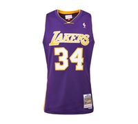 Mitchell & Ness Maglietta 'LA LAKERS - NBA SWINGMAN' giallo / lilla scuro / bianco Uomo Mitchell & Ness M giallo / lilla scuro / bianco