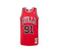 Mitchell & Ness NBA Swingman Chicago Bulls 97 Dennis Rodman Men's Jersey Ref. SMJYGS18154-CBUSCAR97DRD Colore Rosso Taglia S