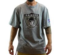 Mitchell & Ness Maglietta Team Origins (NBA/HWC/NFL), Grey Heather, Oakland Raiders, M
