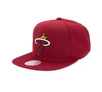 Mitchell & Ness Miami Heat NBA Team Ground 2.0 Original Fit Rosso Berretto Snapback Regolabile