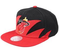 Mitchell & Ness Miami Heat Sharktooth NBA Snapback Cap E Berretto da Baseball
