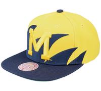 Mitchell & Ness Michigan Tech Sharktooth NCAA Snapback Cap