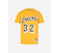 Mitchell & Ness T-shirt Name & Number (NBA | HWC | NFL), Los Angeles Lakers - Johnson, giallo-viola, S