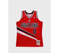 Mitchell & Ness NBA Alternate Swingman Jersey Portland Trail Blazers 2012-13 Damian Lillard #0 men Jerseys red in taglia:M