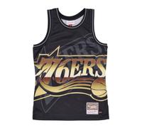 Mitchell & Ness - NBA Big Face Tank Top - -Sport -Uomo -Nero -L