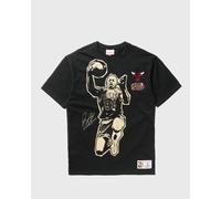 Mitchell & Ness NBA BLOCKBUSTER SS PLAYER TEE VINTAGE LOGO CHICAGO BULLS DENNIS RODMAN men Jerseys black in taglia:S