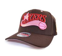 Mitchell & Ness NBA Brown Sugar Bacon Classic Red Snapback Cap Philadelphia 76ers, marrone, Taglia unica