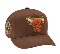 Mitchell & Ness NBA - Cappellino snapback Pro Crown Chicago Bulls, colore: marrone e verde