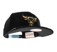 Mitchell & Ness NBA Day 6 Chicago Bulls Snapback Hat, Nero/Oro, Taglia unica