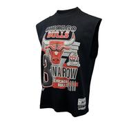 Mitchell & Ness NBA Chicago Bulls 3-Peat Champions Muscle Canottiera nera Finals 1993, Nero , M