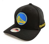 Mitchell & Ness NBA Classic Red Eazy Snapback Cap Golden State Warriors Black, Nero , Taglia unica