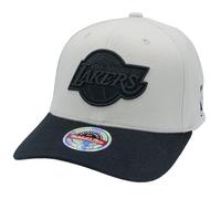 Mitchell & Ness NBA Cool Grey Pop Visor Classic Red Snapback - Los Angeles Lakers, Cool Grey-LA Lakers, Taglia unica