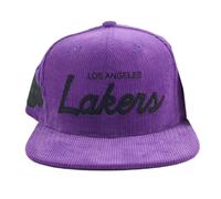 Mitchell & Ness NBA Cord Snapback Cap Los Angeles Lakers Viola, Lilla, Taglia unica