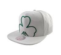 Mitchell & Ness NBA Cropped XL Snapback Cap Boston Celtics White