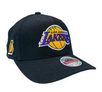 Mitchell & Ness NBA Curved Eazy Snapback - Berretto da baseball, nero, taglia unica, regolabile, uomo, donna, bambino, unisex, primavera, estate, autunno, inverno