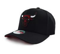 Mitchell & Ness NBA Custom Patch Classic Red Snapback Cap Chicago Bulls Black, Nero , Taglia unica