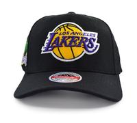 Mitchell & Ness NBA Custom Patch Classic Red Snapback Cap Los Angeles Lakers Black, Nero , Taglia unica