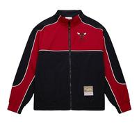 Mitchell & Ness NBA - Giacca in nylon mesh NBA-Merch con zip da uomo, giacca da transizione estiva, giacca sportiva - Chicago Bulls, M