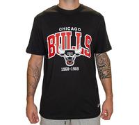 Mitchell & Ness NBA Hardwood Classics Team Arch T-Shirt - Chicago Bulls, Nero, S