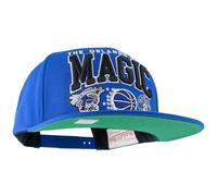 Mitchell & Ness NBA/HWC Champ Stack Cappellino Snapback da Baseball - Orlando Magic, Blu, 100% Poliestere, Regolabile, Uomo, Donna, Bambino, Unisex, Primavera, Estate, Autunno, Inverno