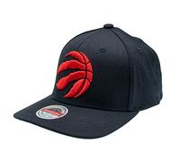 Mitchell & Ness NBA/HWC Team Ground 2.0 Classic Red Curved Snapback - Toronto Raptors, Nero