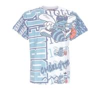 Mitchell & Ness - NBA Jumbotron 2.0 Tee Bianca - - Tops - Uomo - Multicolore - S