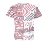 Mitchell & Ness - NBA Jumbotron 2.0 Tee Blazers Celebrazione - - Tops - Uomo - Multicolore - XL
