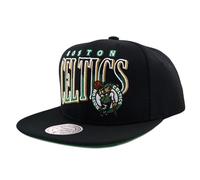 Mitchell & Ness NBA Line Work Snapback Cap Boston Celtics Black, Nero , Taglia unica