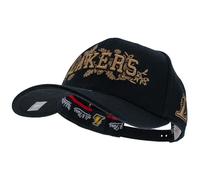 Mitchell & Ness NBA Morning Haze Classic Red Snapback - Berretto da basamento nero e oro, 82% acrilico, 15% lana, 3% elastan, regolabile, uomo, donna, bambino, unisex, primavera, estate, autunno