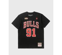Mitchell & Ness NBA N&N TEE CHICAGO BULLS DENNIS RODMAN men Shortsleeves|Team Tees black in taglia:L