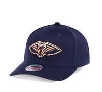 Mitchell & Ness NBA New Orleans Pelicans Team Snapback blu/bianco, OS, blu navy, Taglia unica