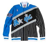 Mitchell & Ness NBA Orlando Magic Authentic Warm Up - Giacca da uomo, Blu reale, L