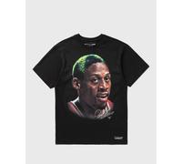 Mitchell & Ness NBA PLAYER BIG FACE TEE CHICAGO BULLS DENNIS RODMAN men Shortsleeves black in taglia:M