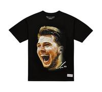 Mitchell & Ness NBA Real Big Face Tee, Luka Doncic, nero, XL
