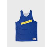 Mitchell & Ness NBA REVERSIBLE MESH PRACTICE TANK VINTAGE LOGO WARRIORS men Jerseys blue in taglia:S