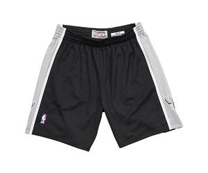 Mitchell & Ness NBA San Antonio Spurs Swingman Shorts Uomo Nero/Grigio, L