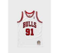 Mitchell & Ness NBA SWINGMAN JERSEY CHICAGO BULLS 97-98 DENNIS RODMAN #91 men Jerseys white in taglia:L