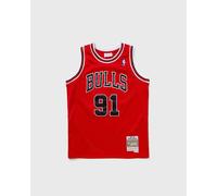 Mitchell & Ness NBA SWINGMAN JERSEY CHICAGO BULLS ROAD 1997-98 DENNIS RODMAN #91 Jerseys & Team Gear red in taglia:L-14/16
