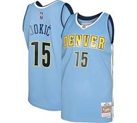 Mitchell & Ness NBA Swingman - Maglia da basket in jersey Denver Nuggets, Nikola Jokić 2016, Columbia Blu, Columbia Blu, Nikola Jokić, XXL