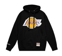 Mitchell & Ness NBA Team - Felpa con cappuccio con logo Los Angeles Lakers, Los Angeles Lakers, nero, XXL
