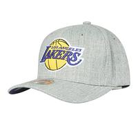 Mitchell & Ness NBA Team Heather 2.0 Stretch Snapback, Grey Heather, Los Angeles Lakers, Taglia unica