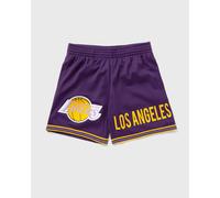 Mitchell & Ness NBA TEAM ORIGINS 7IN MESH SHORTS VINTAGE LOGO LOS ANGELES LAKERS men Sport & Team Shorts purple in taglia:XL