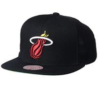 Mitchell & Ness NBA Top Spot Snapback HWC, Nero, Miami Heat, Taglia unica