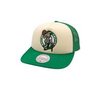 Mitchell & Ness NBA Vintage Block Trucker Cap Boston Celtics Crema/Verde