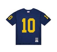 Mitchell & Ness NCAA Dark Jersey - Michigan Wolverines 1999, Tom Brady #10, Blu mare, M