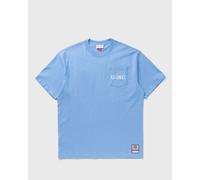 Mitchell & Ness NCAA DOUBLE HIT SS POCKET TEE VINTAGE LOGO NORTH CAROLINA men Shortsleeves|Team Tees blue in taglia:S