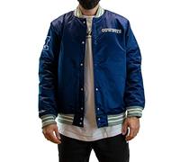 Mitchell & Ness NFL Heavyweight Satin Jacket, Dallas Cowboy, colore: Navy, M