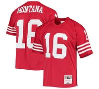 Mitchell & Ness NFL Legacy Throwbacks Collection Jersey Trikot San Francisco 49ers - Joe Montana, L, Scarlet